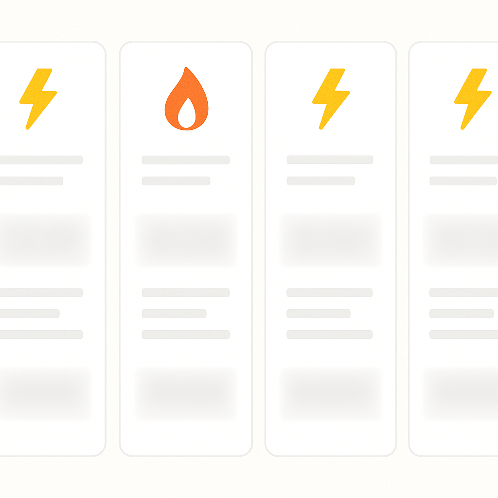 energy plan camparison example